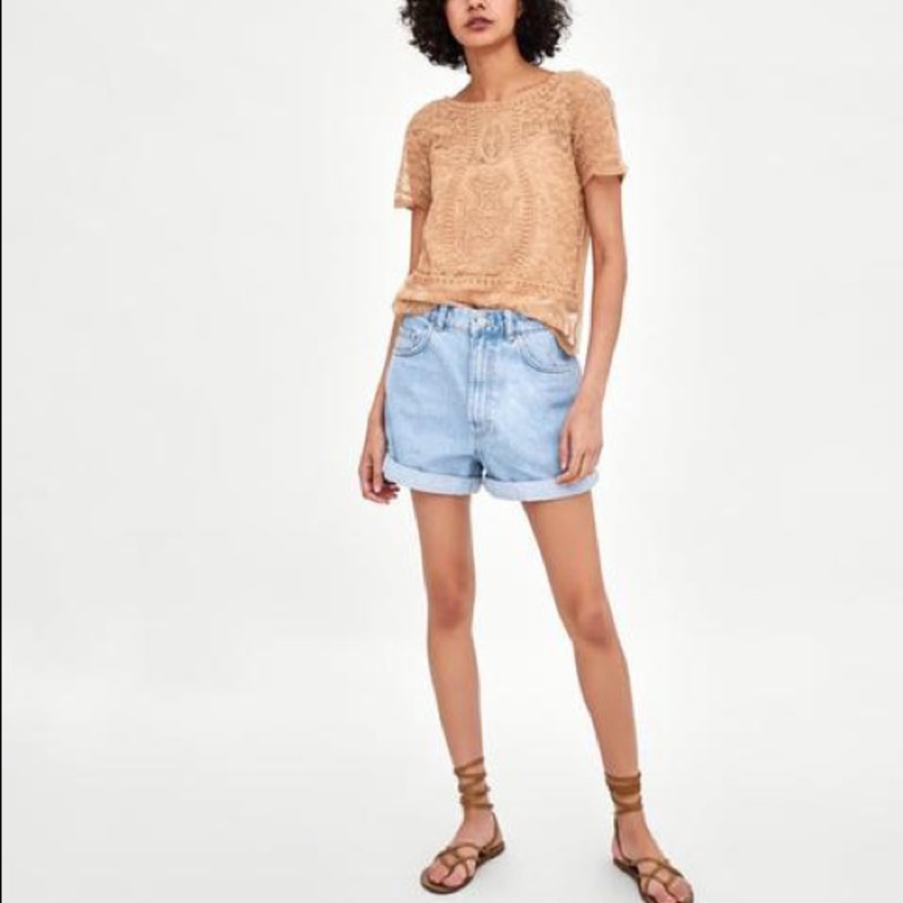 Embroidered top
